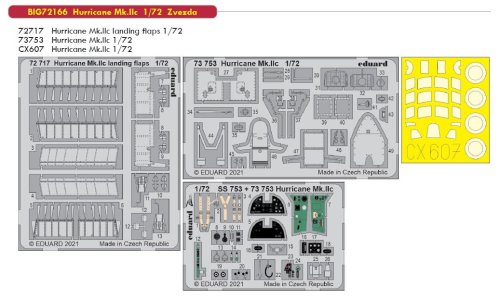 Przejdź do produktu EDUARD BIG72166 - 1:72 Hurricane Mk.IIc
