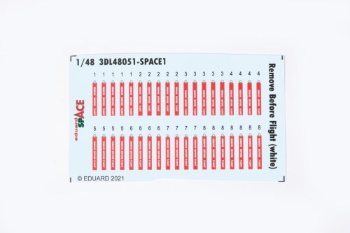Przejdź do produktu EDUARD 3DL48051 - 1:48 Remove Before Flight (white) Space 3D Decals + PE