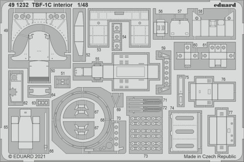 Przejdź do produktu EDUARD 491232 - 1:48 TBF-1C interior