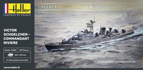 Przejdź do produktu HELLER 81015 - 1:400 Victor Schoelcher - Commandant Riviere