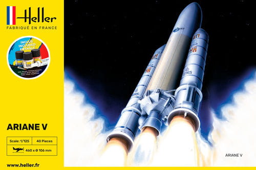 Przejdź do produktu HELLER 56441 - 1:125 Ariane V - Starter Kit
