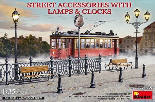 Przejdź do produktu MINIART 35639 - 1:35 Street accessories with lamps & clocks