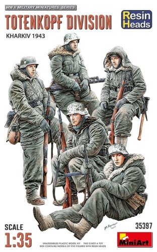 Przejdź do produktu MINIART 35397 - 1:35 Totenkopf Division Kharkov 1943 resin head