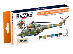 HATAKA CS116 - Zestaw farb Polish AF/Army Helicopters