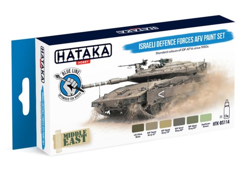 Przejdź do produktu HATAKA BS114 - Zestaw farb Israeli Defence Forces AFV