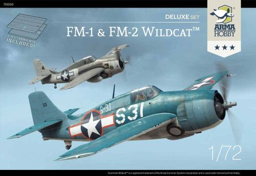 Przejdź do produktu ARMA HOBBY 70050 - 1:72 FM-1 & FM-2 Wildcat - Deluxe Set