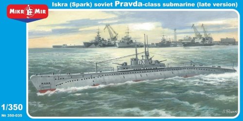 Przejdź do produktu MIKROMIR 350035 - 1:350 Iskra (Spark) Soviet Pravda-class Submarine late version
