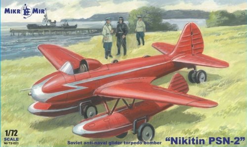 Przejdź do produktu MIKROMIR 72021 - 1:72 Nikitin PSN-2 Soviet Anti-naval Glider Torpedo Bomber