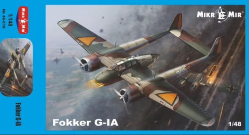 Przejdź do produktu MIKROMIR 48016 - 1:48 Fokker G-IA