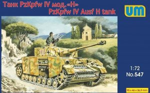 UNIMODELS 547 - 1:72 Pz.Kpfw IV Ausf H tank