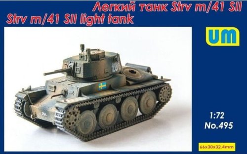 Przejdź do produktu UNIMODELS 495 - 1:72 Strv m/41 SII light tank