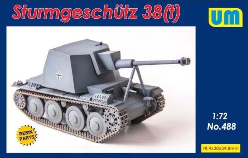 Przejdź do produktu UNIMODELS 488 - 1:72 Sturmgeschutz 38(t)