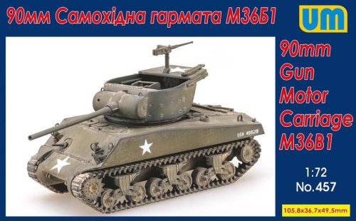 Przejdź do produktu UNIMODELS 457 - 1:72 90mm Gun Motor Carriage M36B1