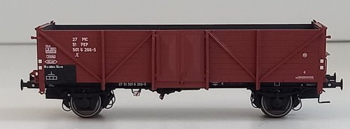 Przejdź do produktu EXACT-TRAIN 20334 H0 - Wagon towarowy odkryty Klagenfurt Blechtür PKP