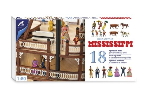 Przejdź do produktu ARTESANIA LATINA 20515F - 1:80 Set of 18 Metal Figurines: King Of The Mississippi