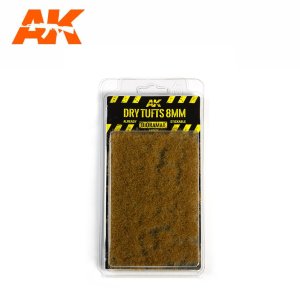 AK INTERACTIVE 8126 - Dry Tufts 8 mm - kępy traw 8 mm