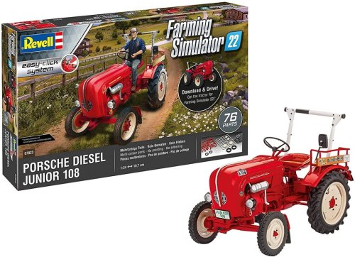 Przejdź do produktu REVELL 07823 - 1:24 Porsche Junior 108 Farming Simulator Edition
