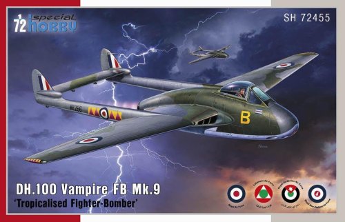 Przejdź do produktu SPECIAL HOBBY 72455 - 1:72 DH.100 Vampire FB.Mk.9 Tropicalised Fighter-Bomber
