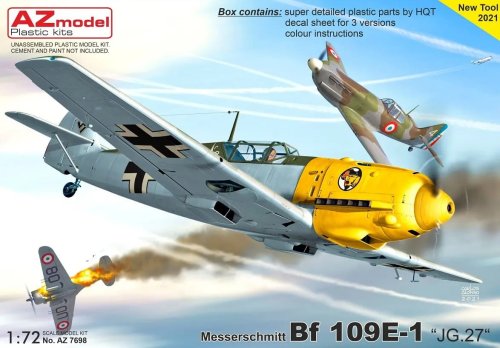 Przejdź do produktu AZ MODEL AZ 7698 - 1:72 Messerschmitt Bf 109E-1 JG.27