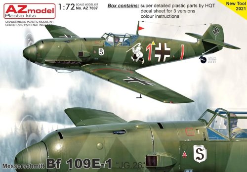 Przejdź do produktu AZ MODEL AZ 7697 - 1:72 Messerschmitt Bf 109E-1 JG.26