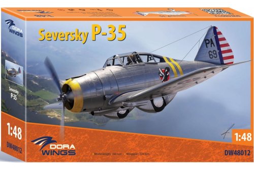 Przejdź do produktu DORA WINGS DW 48012 - 1:48 Seversky P-35
