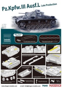 DRAGON 7645 - 1:72 Pz.Kpfw.III Ausf.L Late Production w/ Neo Track