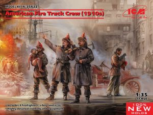 ICM 35622 - 1:35 American Fire Truck Crew 1910s