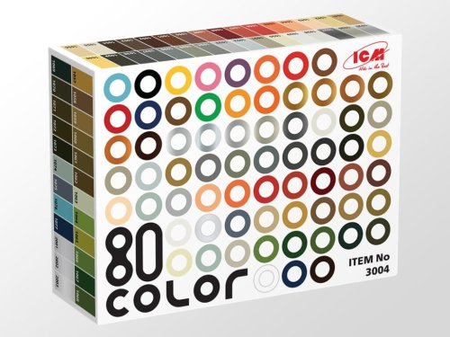 Przejdź do produktu ICM 3004 - Zestaw farb akrylowych 80 szt