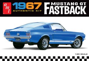 AMT 1241 - 1:25 1967 Ford Mustang GT Fastback