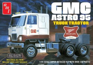 AMT 1230 - 1:25 Miller Beer GMC Astro 95 Truck Tractor