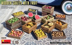 MINIART 35628 - 1:35 Wooden Crates with Fruit