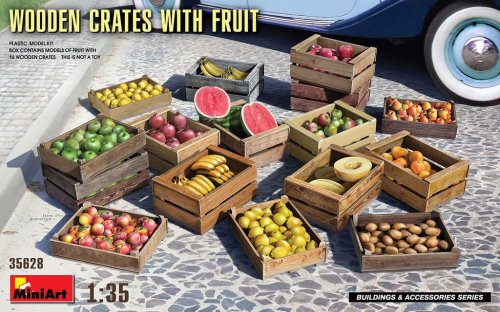 Przejdź do produktu MINIART 35628 - 1:35 Wooden Crates with Fruit