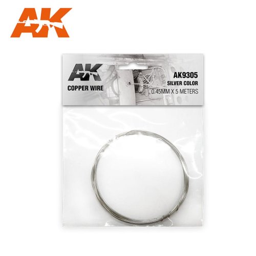 Przejdź do produktu AK INTERACTIVE 9305 - Drut miedziany 0.45mm x 5m srebrny