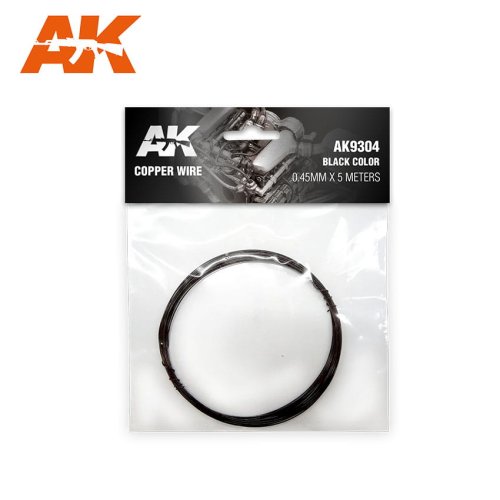Przejdź do produktu AK INTERACTIVE 9304 - Drut miedziany 0.45mm x 5m czarny
