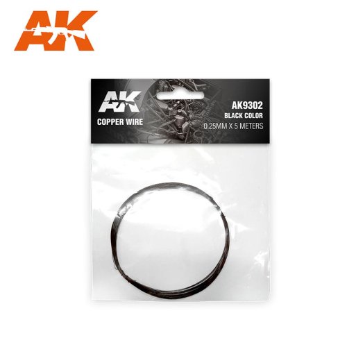 Przejdź do produktu AK INTERACTIVE 9302 - Drut miedziany 0.25mm x 5m czarny