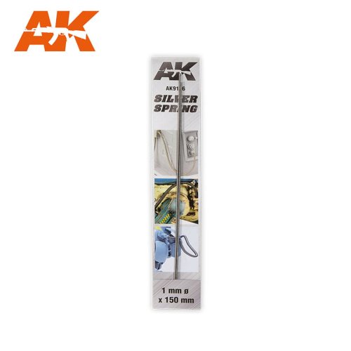 Przejdź do produktu AK INTERACTIVE 9196 - Sprężyny 1mm Ø - 2 szt x 15 cm