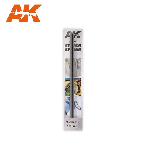 Przejdź do produktu AK INTERACTIVE 9188 - Sprężyny 3mm Ø - 2 szt x 15 cm