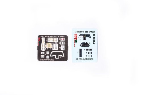 Przejdź do produktu EDUARD 3DL48055 - 1:48 Bf 109E-7 Space 3D Decals + PE