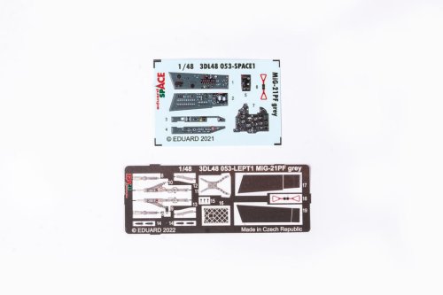Przejdź do produktu EDUARD 3DL48053 - 1:48 MiG-21PF grey Space 3D Decals + PE