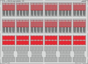 EDUARD 73761 - 1:72 C-130J-30 cargo seatbelts