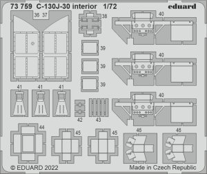 EDUARD 73759 - 1:72 C-130J-30 interior