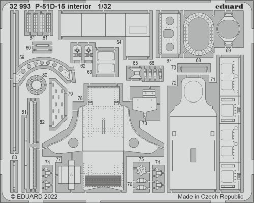 Przejdź do produktu EDUARD 32993 - 1:32 P-51D-15 interior