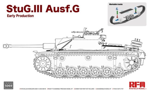 Przejdź do produktu RYE FIELD MODEL 5069 - 1:35 StuG. III Ausf. G Early Production