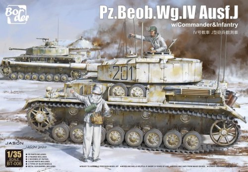Przejdź do produktu BORDER BT006 - 1:35 Pz.Beob.Wg. IV Ausf. J w/ Commander & Infantry