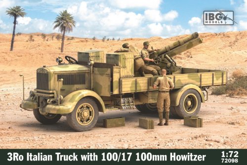 Przejdź do produktu IBG 72098 - 1:72 3Ro Italian Truck with 100/17 100mm Howitzer