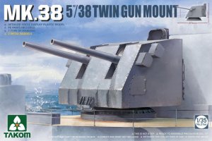 TAKOM 2146 - 1:35 MK.38 5"/38 Twin Gun Mount