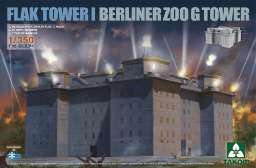 Przejdź do produktu TAKOM 6004 - 1:350 Flak Tower I Berliner ZOO G Tower