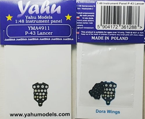 Przejdź do produktu YAHU YMA4911 - 1:48 P-43 Lancer tablica przyrządów