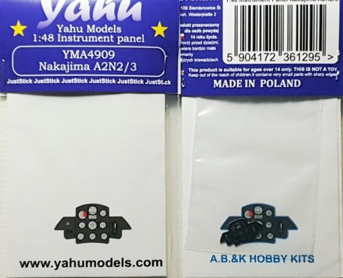Przejdź do produktu YAHU YMA4909 - 1:48 Nakajima A2N2 /3 tablica przyrządów