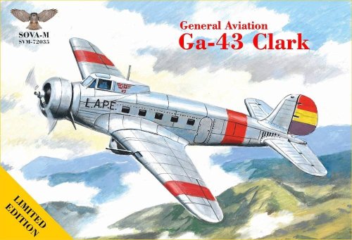 Przejdź do produktu SOVA 72035 - 1:72 General Aviation Ga-43 Clark